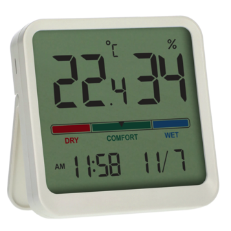 Elektronische binnenthermometer, wit