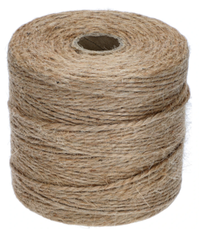 Jute touw 235 meter x 2 mm 500 gram