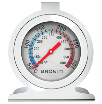 Oven thermometer (rond) 50 + 300 &deg; C