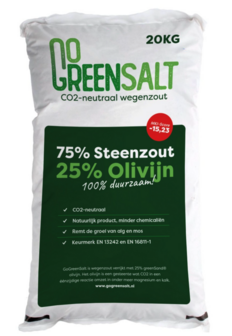 GoGreenSalt CO2 neutraal strooizout 20 kg