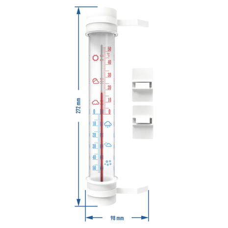 Raam thermometer 27cm