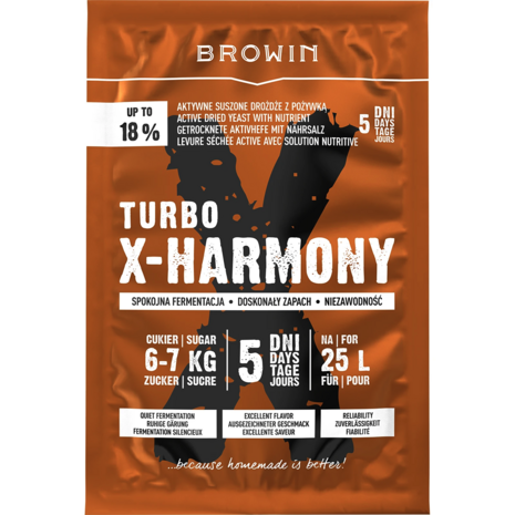 Turbo X-Harmony Hefe 18 %, 25 L, 138 g