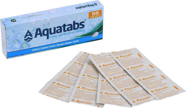 Aquatabs waterzuiveringstabletten 50 stuks